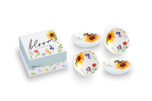 Rosanna - Bloom Dipping Dish S/4 Rosanna