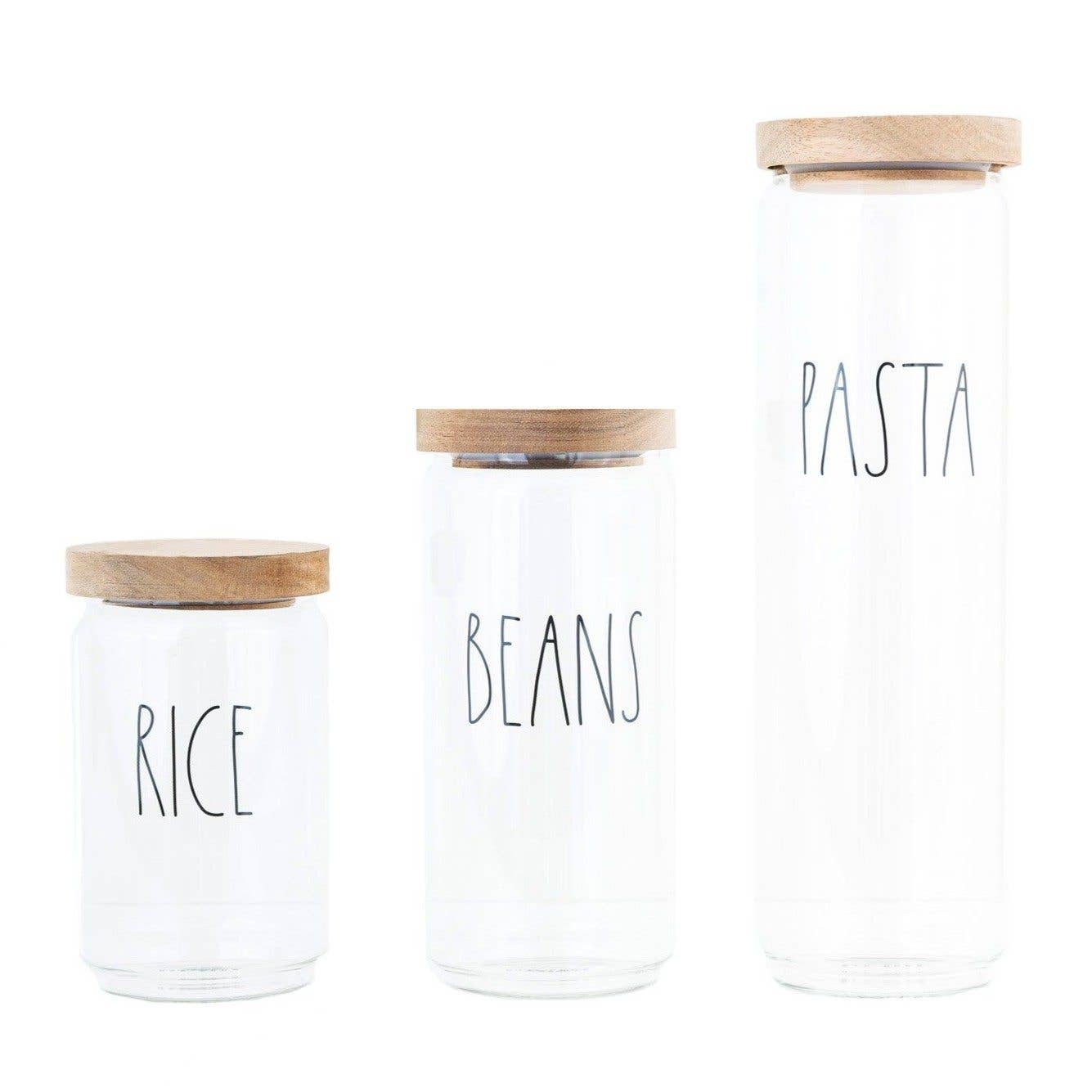 Rae Dunn Glass Cookie Canister