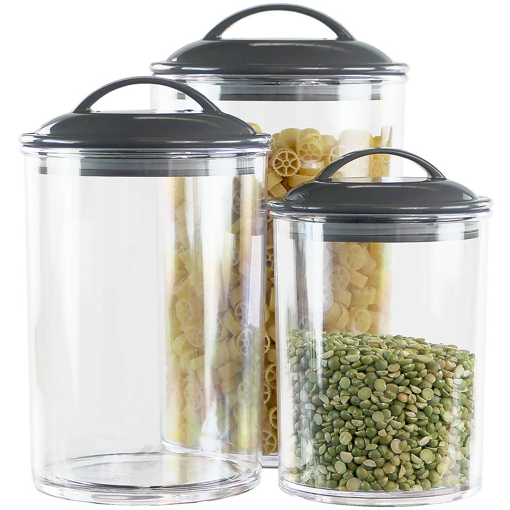 Clear Acrylic Canisters Set