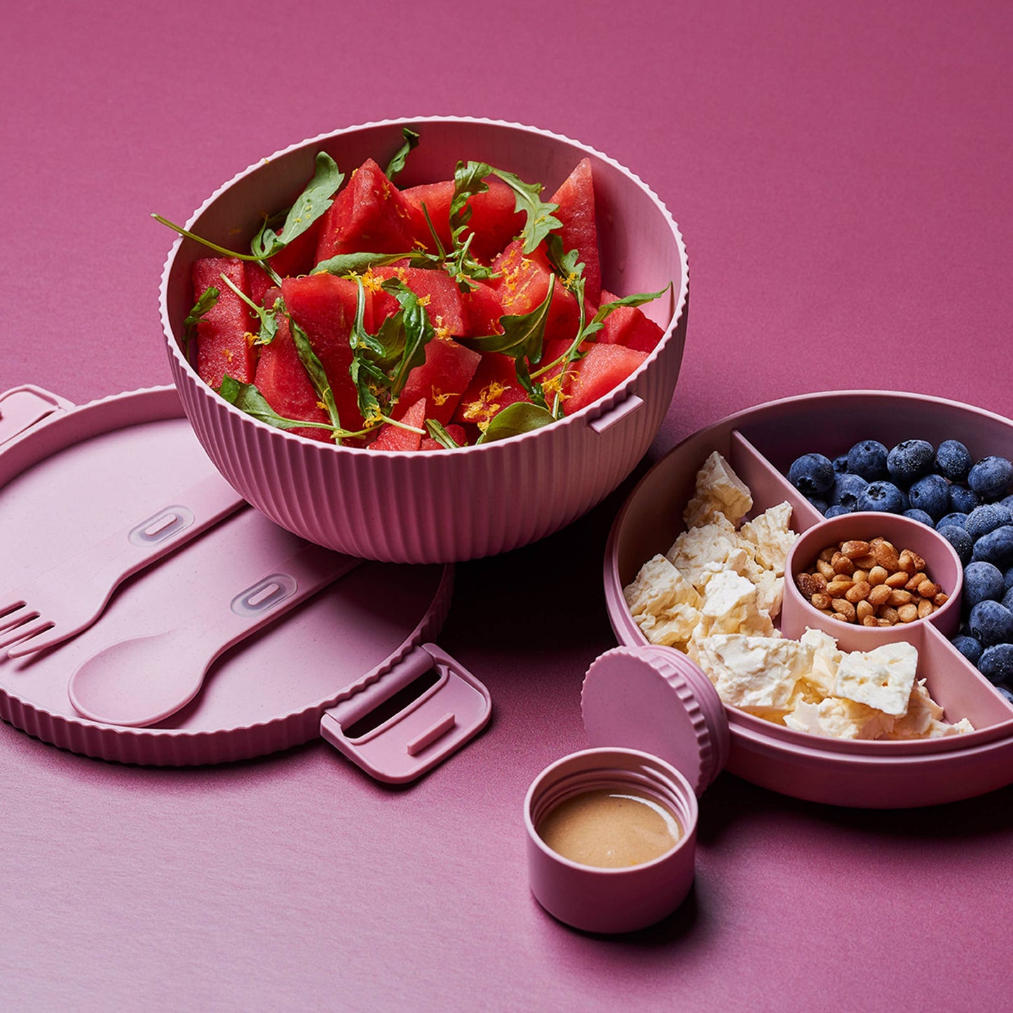 plant deluxe bowl: Dusty rose Brainstream USA