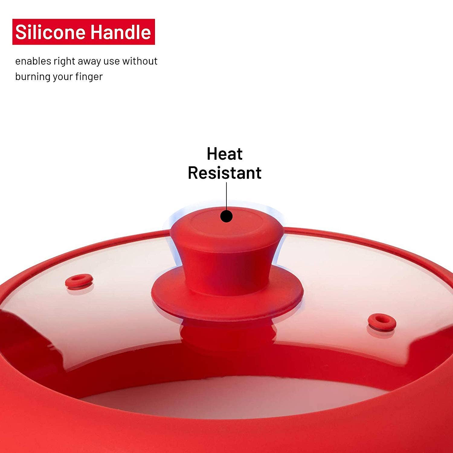 Microwave Glass Plate Cover Lid - Vented and Collapsible Bezrat