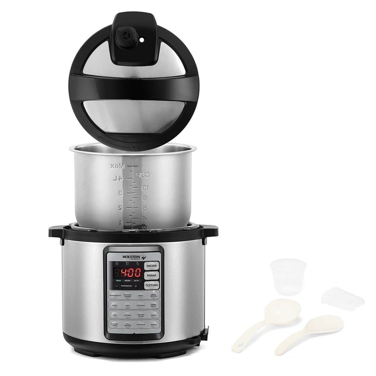 Holstein Housewares - 6.3qt Digital Multi Cooker: Black Holstein Housewares