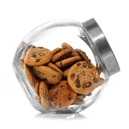 JoyJolt - All-Sides Cookie Jar With Airtight Metal Lid, Set of 2 -  Especially Kitchens