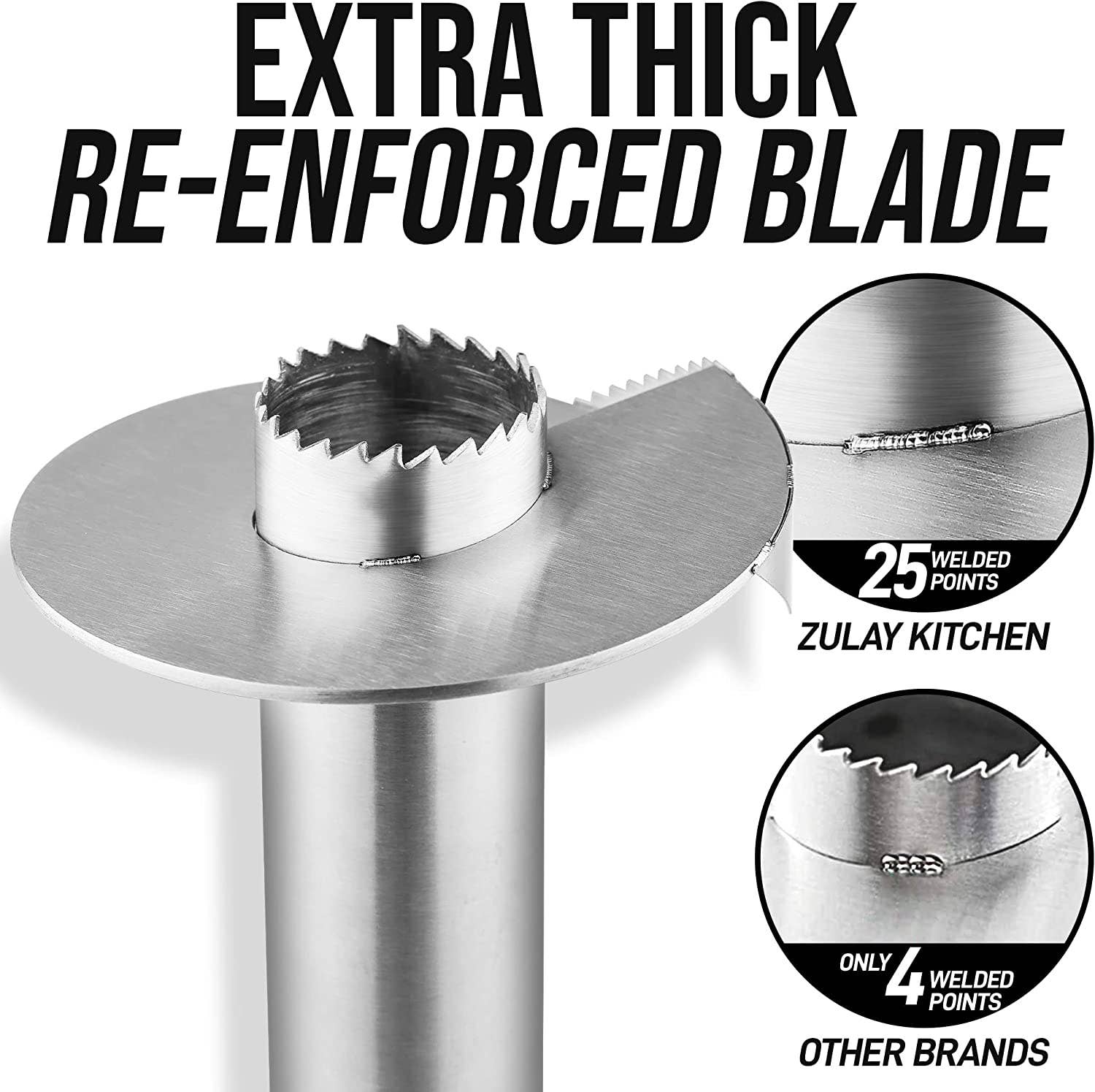 Zulay Kitchen - Pineapple Corer & Slicer Tool: Black Zulay Kitchen