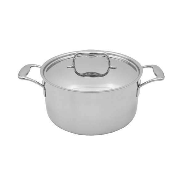 Triply Dutch Oven w/Lid, 6qt, 2 pc: Tri-Ply Tuxton Home