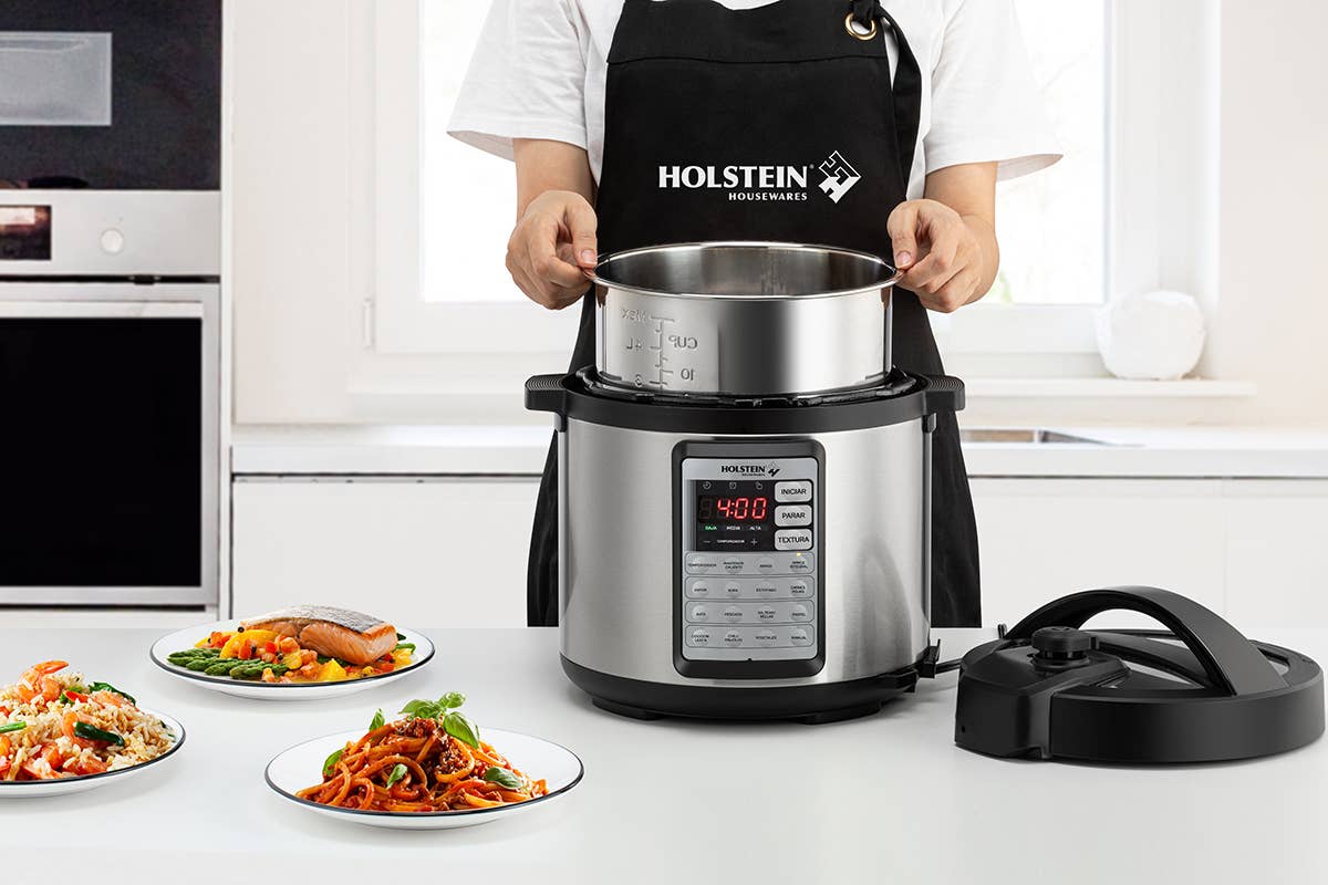 Holstein Housewares - 6.3qt Digital Multi Cooker: Black Holstein Housewares