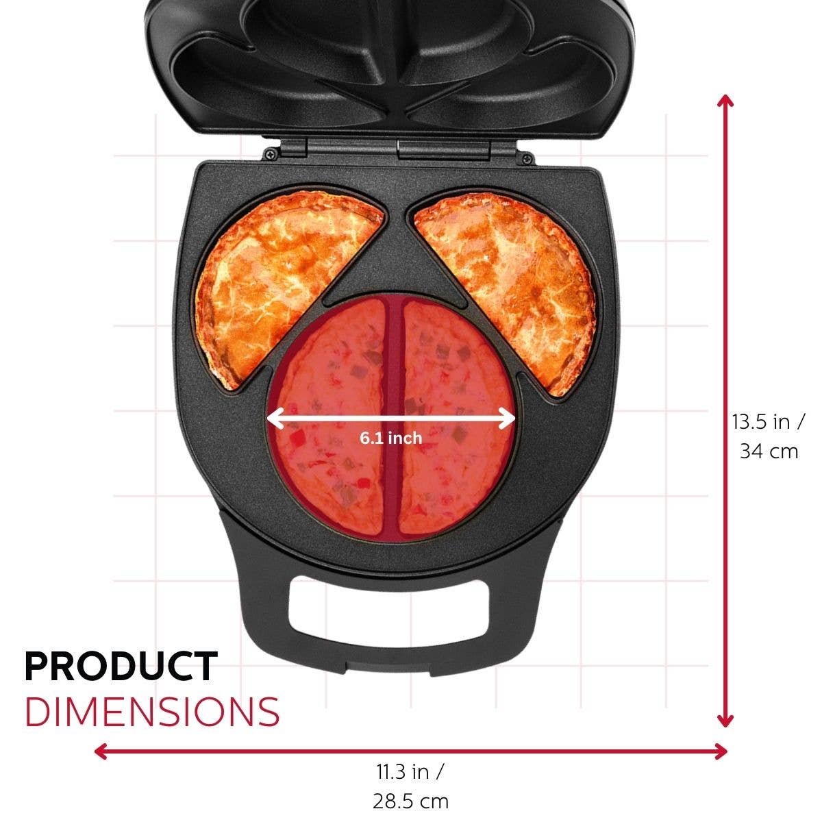 Holstein Housewares - 4-SECTION OMELET MAKER Holstein Housewares