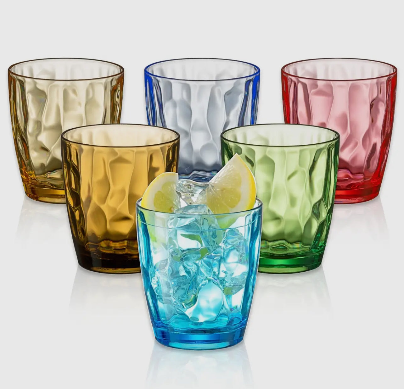 13oz Multi-Color Shatterproof Plastic Drinking Cups Alpine