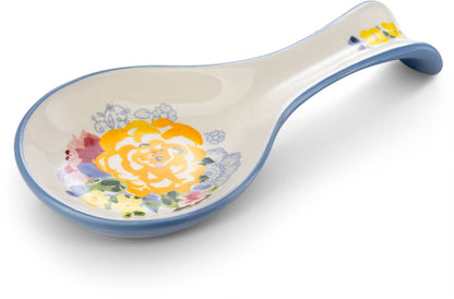 Kook Ceramic Spoon Rests, Set of 2: Floral Kook