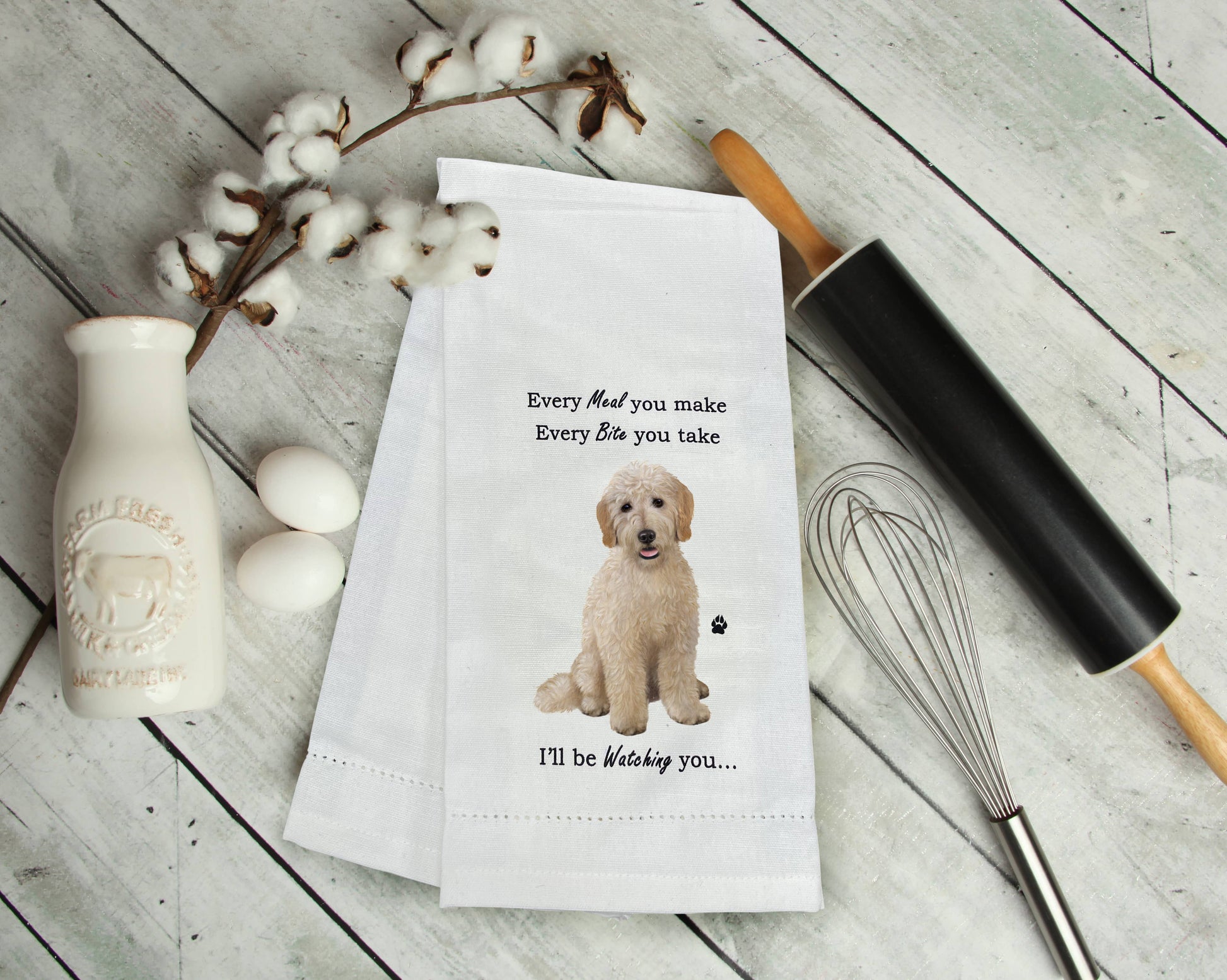 Goldendoodle Kitchen Towel 